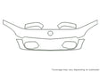 deville Avery Dennison Clear Bra Hood Precut PPF Diagram