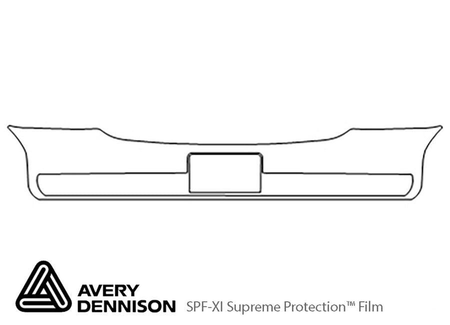 deville Avery Dennison Clear Bra Bumper Precut PPF Diagram