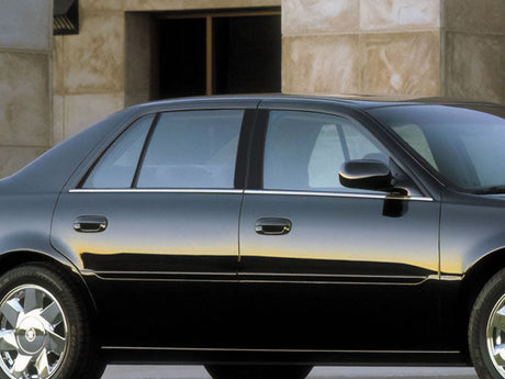 cadillac dts 2006-2011 (sedan) Matte Black Pillar Cover Diagram