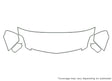 dts 3M Clear Bra Hood Precut PPF Diagram