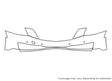 elr 3M Clear Bra Bumper Precut PPF Diagram