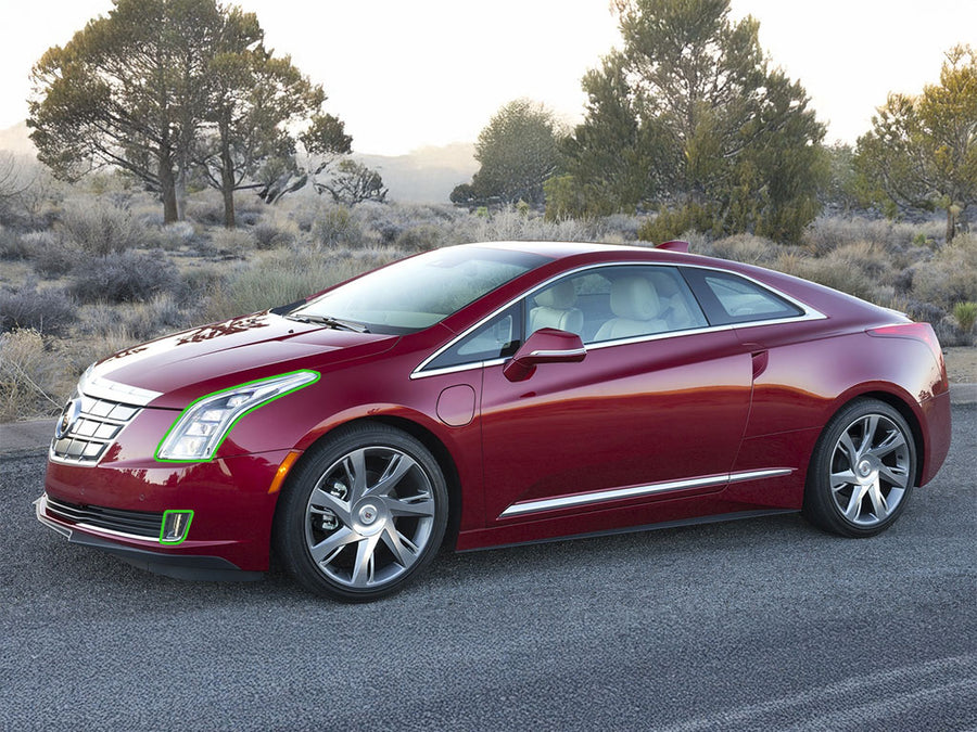 cadillac elr 2014-2016 Headlight Protection Installation Location