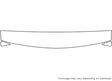 escalade 3M Clear Bra Hood Precut PPF Diagram