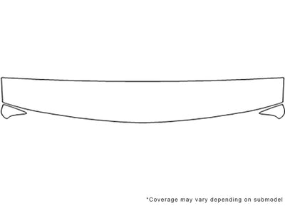 escalade Avery Dennison Clear Bra Hood Precut PPF Diagram
