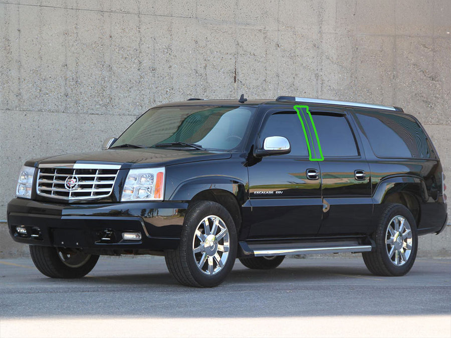 cadillac escalade 2002-2006 Pillar Post Trim Installation Location