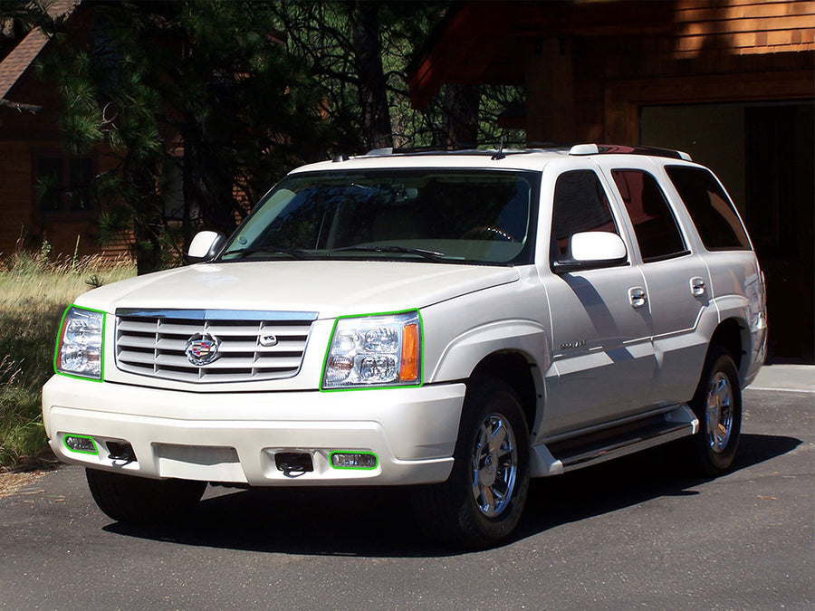 cadillac escalade 2002-2006 Headlight Protection Installation Location