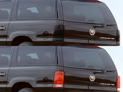 escalade Before and After Smoked Taillights