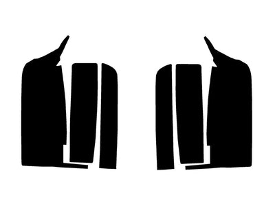 escalade Precut Tail Light Tint Diagram