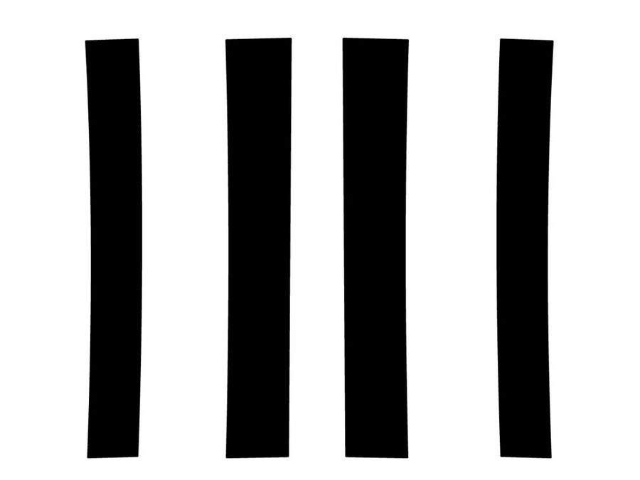 cadillac escalade 2007-2014 Carbon Fiber Pillar Trim Diagram