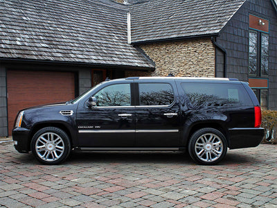 cadillac escalade 2007-2014 (esv / ext) Piano Black Pillar Trim