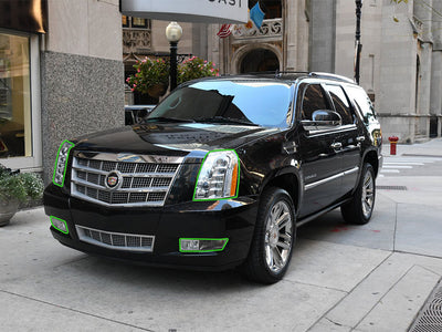 cadillac escalade 2007-2014 Headlight Protection Installation Location