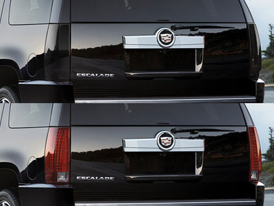 escalade Before and After Smoked Taillights