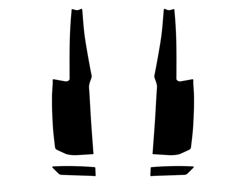 escalade Precut Tail Light Tint Diagram