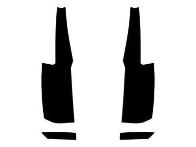 escalade Precut Tail Light Tint Diagram
