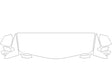 escalade Avery Dennison Clear Bra Hood Precut PPF Diagram