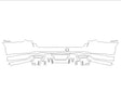 escalade 3M Clear Bra Door Cup Precut PPF Diagram