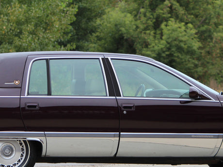 cadillac fleetwood 1993-1996 Gloss Black Pillar Cover Diagram