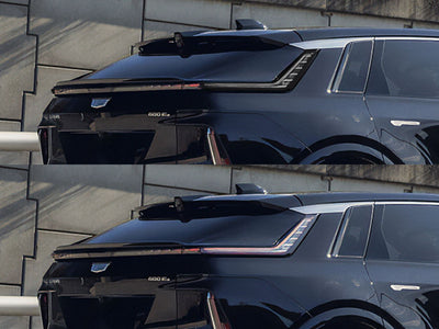 lyriq Before and After Smoked Taillights