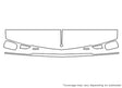 seville 3M Clear Bra Hood Precut PPF Diagram