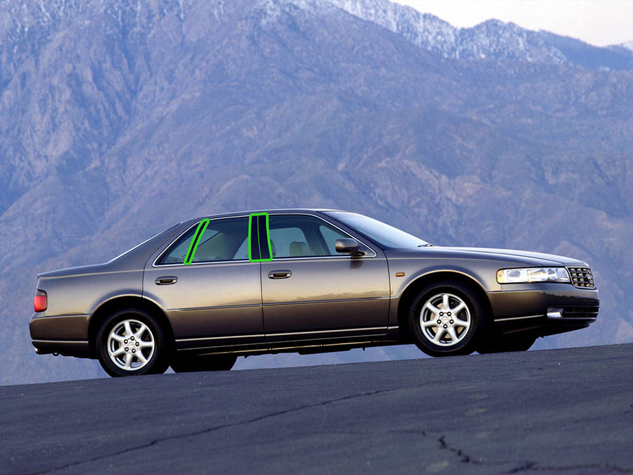 cadillac seville 1998-2004 Pillar Post Trim Installation Location