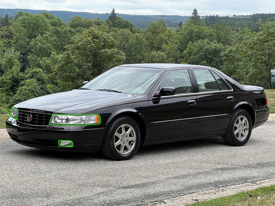 cadillac seville 1998-2004 Headlight Protection Installation Location