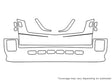 srx 3M Clear Bra Bumper Precut PPF Diagram