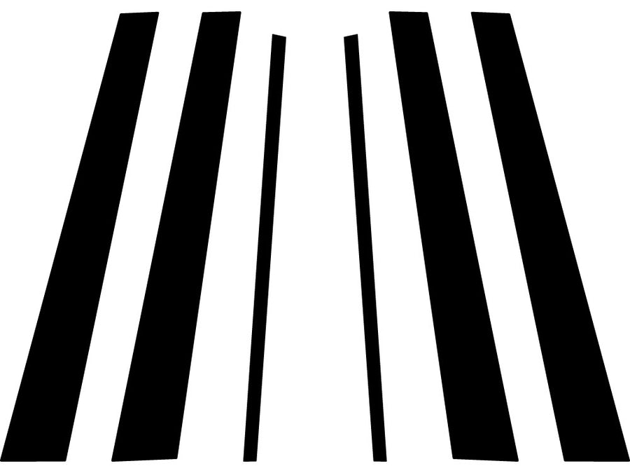 cadillac srx 2004-2009 Gloss Black Pillar Trim