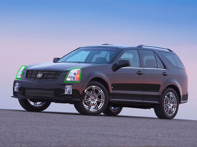 cadillac srx 2004-2009 Headlight Protection Installation Location