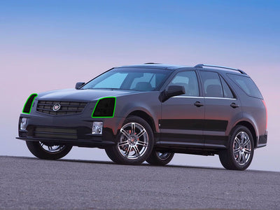 cadillac srx 2004-2009 Headlight Tint Location