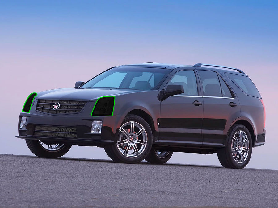cadillac srx 2004-2009 Headlight Tint Location