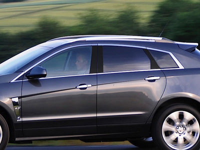 cadillac srx 2004-2009 Gloss Black Pillar Cover Diagram