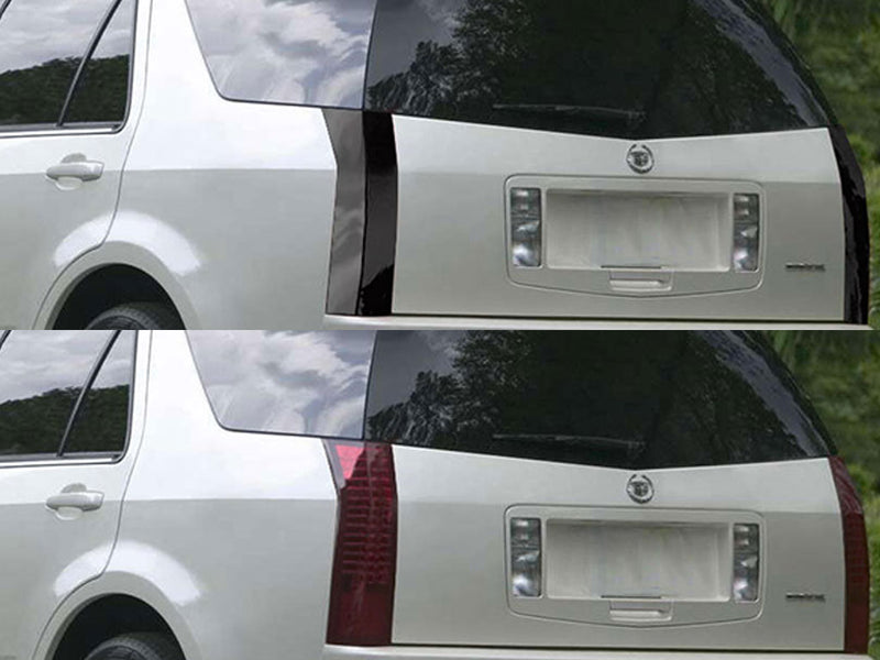 srx Before and After Smoked Taillights