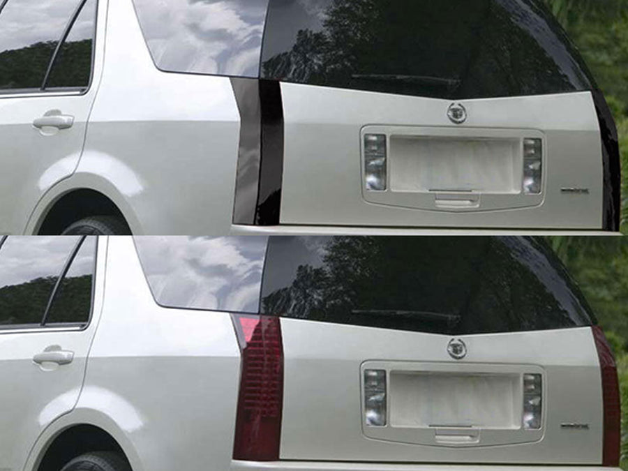 srx Before and After Smoked Taillights