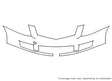 srx 3M Clear Bra Bumper Precut PPF Diagram