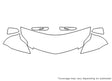 srx 3M Clear Bra Hood Precut PPF Diagram