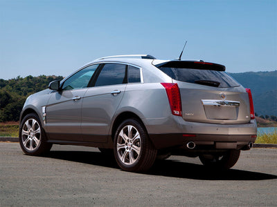 cadillac srx 2010-2016 Brushed Aluminum Black Pillar Trim
