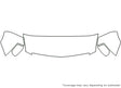 sts Avery Dennison Clear Bra Hood Precut PPF Diagram