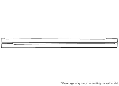 sts 3M Clear Bra Door Cup Precut PPF Diagram