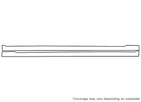 sts 3M Clear Bra Door Cup Precut PPF Diagram