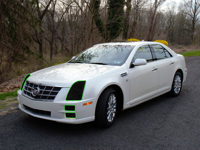 cadillac sts 2008-2011 Headlight Tint Location