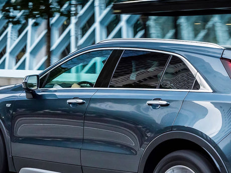 cadillac xt4 2019-2023 Brushed Aluminum Black Pillar Cover Diagram