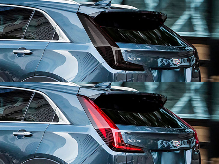 xt4 Before and After Smoked Taillights