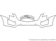 xt5 Avery Dennison Clear Bra Bumper Precut PPF Diagram