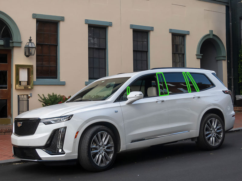 cadillac xt6 2020-2024 Pillar Post Trim Installation Location