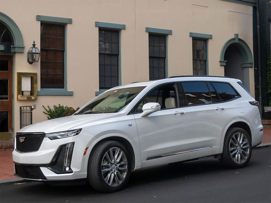 cadillac xt6 2020-2024 Matte Black Pillar Trim