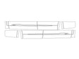 xt6 Avery Dennison Clear Bra Door Cup Precut PPF Diagram
