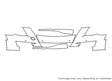 xts Avery Dennison Clear Bra Bumper Precut PPF Diagram