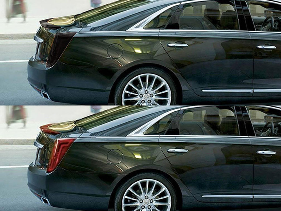 xts Before and After Smoked Taillights