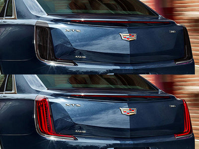 xts Before and After Smoked Taillights
