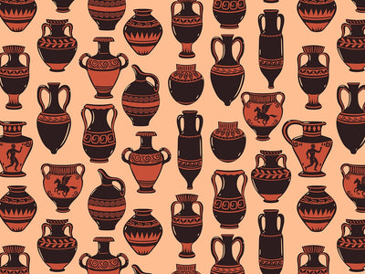 Caesars Amphora Greco Roman Vinyl Wrap Pattern~Rwraps Series 914 Digitally Printed Vinyl Wrap~0
